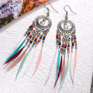 Boucle d'Oreille Multicolore-LigneCreator