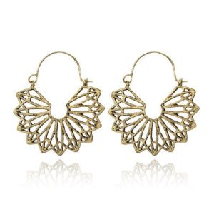 Boucle d'Oreille Style Ethnique-LigneCreator